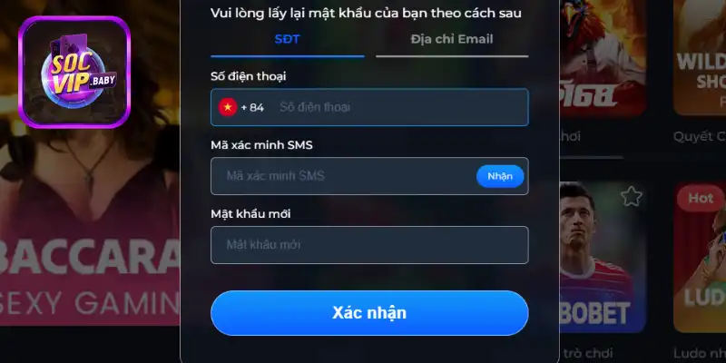 Những lỗi đăng nhập phổ biến thường gặp tại SOCVIP