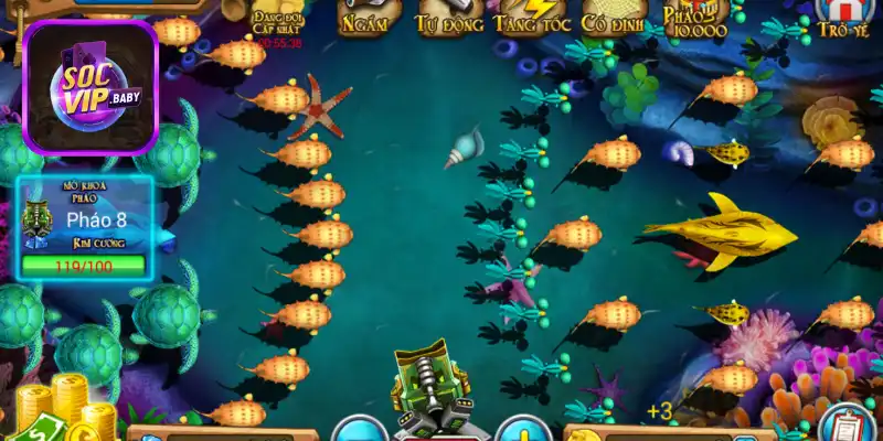 Top các game bắn cá ăn xu đáng trải nghiệm tại SOCVIP